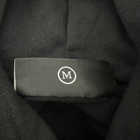 Civil Regime Hoodie Black Flame Rose Graphic Oversized Pullover Sz M NWT - Picture 9 of 10